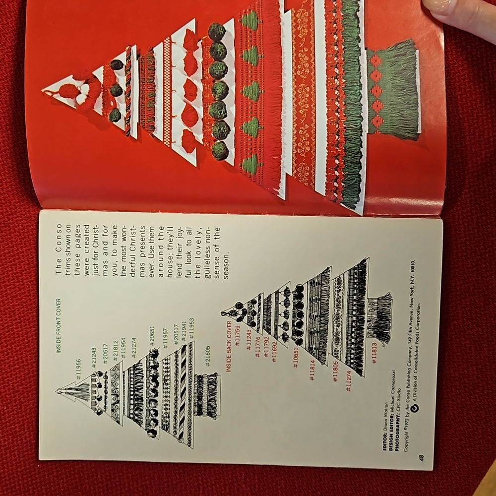 CONSO'S Christmas Crafts vintage 1972 How to guide DIY gifts decor 48 pages - Picture 13 of 13